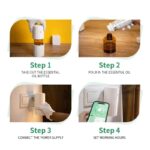 Namste 250m³ Smart Oil Diffuser – Bluetooth WiFi Essential Oil Humidifier, 130ML Aroma Air Freshener for Home - Image 3